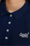 Superdry Dames Poloshirt - Organic Cotton - Lange mouw - Maat XS