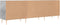 vidaXL - Tv-meubel - 150x30x50 - cm - bewerkt - hout - betongrijs