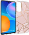 iMoshion Hoesje Geschikt voor Huawei P Smart (2021) Hoesje Siliconen - iMoshion Design hoesje - Roze / Meerkleurig / Goud / Pink Graphic