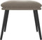 vidaXL - Voetenbank - 45x29,5x35 - cm - fluweel - lichtgrijs
