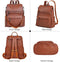 ECOTISH dames rugzak - Sportieve rugzak - 40 l - Unisex - Bruin
