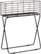 Mica Decorations Fence Plantenstandaard - L54 x B19 x H68 cm - Metaal - Zwart