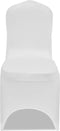 vidaXL - Stoelhoezen - stretch - 24 - st - wit