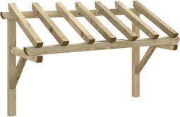 vidaXL - Deurluifel - 200x100x100 - cm - massief - grenenhout