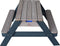 AXI Nick Zand & Water Picknicktafel in Antraciet/Grijs - Verstelbare Parasol - FSC Hout - Picknick tafel voor kinderen van hout