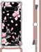 iMoshion Hoesje Geschikt voor Samsung Galaxy S10 Plus Hoesje Met Koord - iMoshion Design Hoesje met Koord - Roze / Transparant / Blossom Watercolor