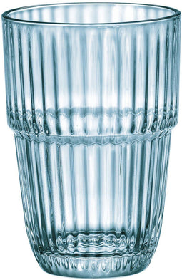 Bormioli Rocco Barshine - Waterglas - Stapelbaar Vaatwasser- en Magnetronbestendig - Blauw (6 Stuks)