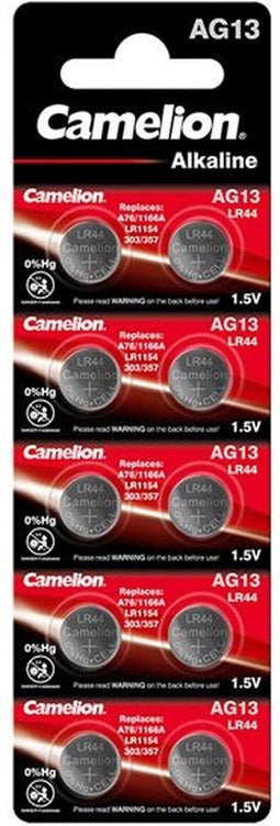 Camelion AG13-BP10 - Alkaline Knoopcel Batterij - 10 stuks