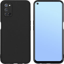 iMoshion Hoesje Geschikt voor Oppo A92 / A72 / A52 Hoesje Siliconen - iMoshion Color Backcover - Zwart