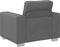 vidaXL - Fauteuil - in - Donkergrijs, - 59 - cm - Stof