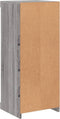 vidaXL - Dressoir - met - LED-verlichting - 41x37x100 - cm - grijs - sonoma - eiken