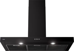 ETNA AB290ZT - Blokmodel Schouwkap - 3 Afzuigstanden - Zwart (90cm)