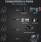 ONIKUMA K19 - Gaming Headset - PS4 PC - LED Verlichting Stereogeluid