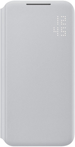 Samsung Galaxy S22 (S901) - Smart LED View Hoesje - Antibacterieel - Grijs