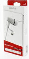 Hama Joy - In-ear headset met microfoon en afstandsbediening - Wit