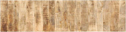 vidaXL - Hoofdbord - 200 - cm - massief - ruw - mangohout
