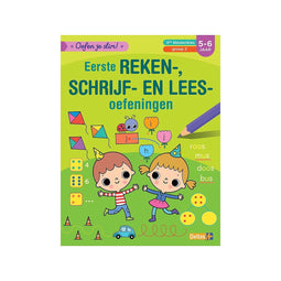 Oefen je slim! Eerste reken-, schrijf-, en leesoefeningen (5-6 j.)