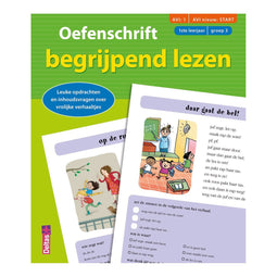 Oefenschrift begrijpend lezen (AVI:1 AVI nieuw:START) (1ste leerjaar - groep 3)