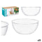 Bordenset Leknes CK80678-1 Transparant Plastic 25,5 x 12,5 x 25,5 cm (12 Stuks)