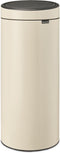 Brabantia Touch Bin - Prullenbak - 30 liter - Soft Beige