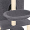 vidaXL - Kattenmeubel - met - sisal - krabpalen - 180 - cm - crèmekleurig