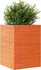 vidaXL - Plantenbak - 50x50x68,5 - cm - massief - grenenhout - wasbruin