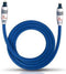 OEHLBACH 1380 Glasvezel kabel 0,5 m Toslink Blauw
