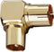 Oehlbach 4403 Coax-adapter, haaks Verguld Aansluitingen: Coax-stekker IEC, Coax-bus IEC 2 stuk(s)