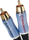 Oehlbach Audio-cinchkabel Stereo blauw 3,0 m