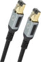 Oehlbach D1C13353 RJ45 Netwerkkabel, patchkabel CAT 8.1 2.00 m Zwart, Goud 1 stuk(s)