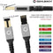 Oehlbach D1C13357 RJ45 Netwerkkabel, patchkabel CAT 8.1 10.00 m Zwart, Goud 1 stuk(s)