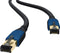 Oehlbach D1C19351 RJ45 Netwerkkabel, patchkabel CAT 8.1 0.50 m Zwart 1 stuk(s)
