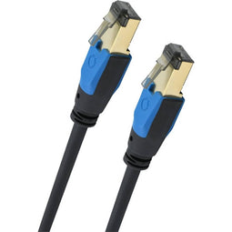 Oehlbach D1C19354 RJ45 Netwerkkabel, patchkabel CAT 8.1 3.00 m Zwart 1 stuk(s)