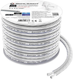 Oehlbach D1C336 Luidsprekerkabel 2 x 2.5 mm² Transparant 1 stuk(s)