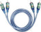 OEHLBACH Ice Blue NF-audio-cinchkabel 0,5 meter