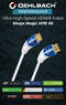 Oehlbach: Ultra high-speed HDMI kabel 40°-stekker - 2M - Wit