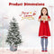 Coast kerstboom - 100 cm - 148 takken - 80 LED-lampjes - wit/groen