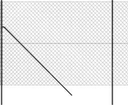 vidaXL - Gaashek - 1,4x25 - m - antracietkleurig