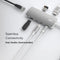 Linq 8in1 8K PRO USB-C Multiport Hub - 140W Oplaadpoort - HDMI 2.1 tot 8K - Off-white