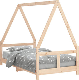 vidaXL - Kinderbedframe - 80x160 - cm - massief - grenenhout