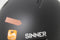 SINNER MONTBLANC VISOR - Skihelm - Rood spiegelvizier - Zwart - Maat M