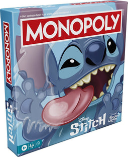 Monopoly - Stitch Editie - Strategisch bordspel met 4 unieke pionnen - Nederlands