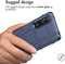 imoshion Hoesje Geschikt voor Sony Xperia 1 V Hoesje Siliconen - imoshion Rugged Shield Backcover - Donkerblauw