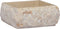 vidaXL - Gootsteen - 30x30x13 - cm - marmer - grijs