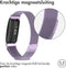 iMoshion Bandje Geschikt voor Fitbit Inspire Maat S - iMoshion Milanees magnetische band met installatiehulp - Paars
