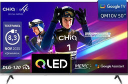 CHiQ U50QM10V - Smart TV 50 Inch - QLED Pro - 4K UHD - Dolby Audio (2025)