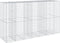 vidaXL - Schanskorf - 350x100x200 - cm - gegalvaniseerd - ijzer - zilverkleurig