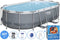 427 x 250 x 100 cm Bestway Power Steel Zwembad + Complete Onderhoud Set