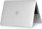 Lunso Geschikt voor MacBook Pro 13 inch M1/M2 (2020-2022) cover hoes - case - Mat Transparant