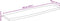 vidaXL - Tafelblad - met - natuurlijke - rand - 180x40x3,8 - cm - massief - mangohout